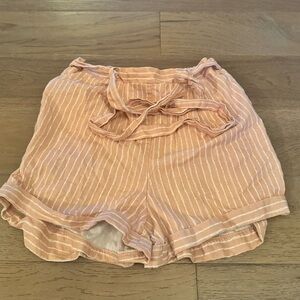 Sienna Sky light pink and white shorts , size small